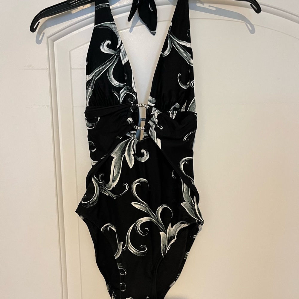 NWT Carmen Marc Valvo one piece!